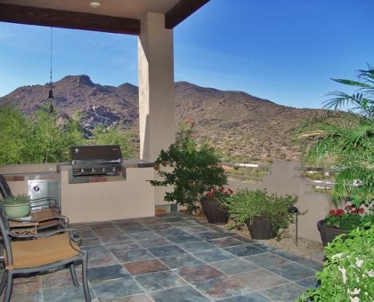 Holiday BQ on Patio Built by Carmel Homes Design Group LLC