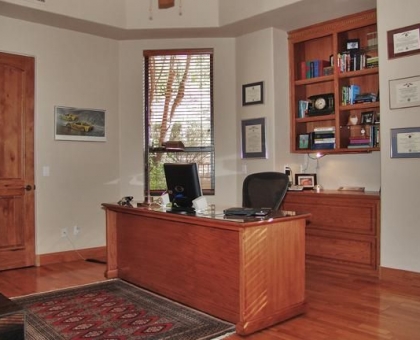 Holiday Den Office Built by Carmel Homes Design Group LLC