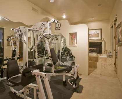 Holiday Gym & Master Tub Built by Carmel Homes Design Group LLC