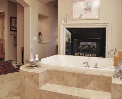 Holiday Master Bath Room Tub Built by Carmel Homes Design Group LLC