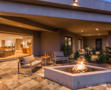 Longlook View into the lower level game & media rooms