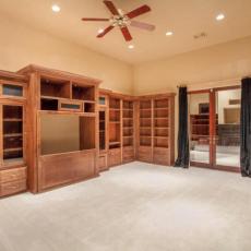Terbush Den-Library home built by Carmel Homes Design Group LLC