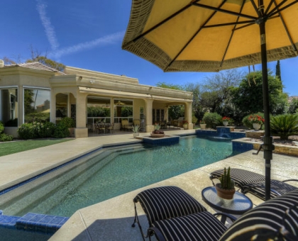 Merrill 20 Pool Side Built by Carmel Homes Design Group LLC